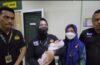 Tim Dokkes Polrestabes Palembang usai membantu persalinan tahanan Polrestabes Palembang