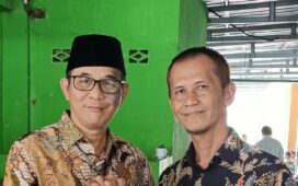 Bupati PALI, Dr H Heri Amalindo usai memberikan kuliah umum di STAI Bumi Silampari Lubuklinggau, Jumat (2/12) siang