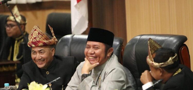 Gubernur Sumsel, H Herman Deru saat menghadiri HUT ke-66 MUBA