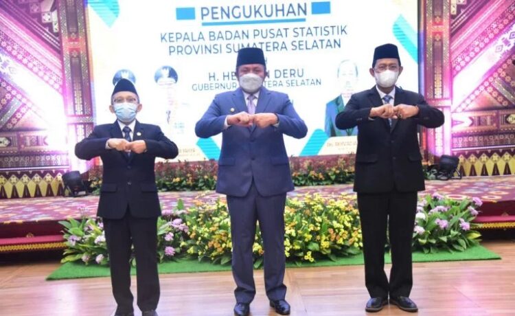 Pelantikan Kepala BPS Provinsi Sumsel Dr Ir Zulkipli MSi, Sabtu (4/6/2022)