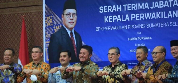 Gubernur Sumsel saat menghadiri Sertijab Kepala Perwakilan BPK RI Sumsel