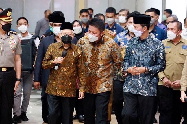 Wakil Presiden Republik Indonesia  (Wapres RI) KH. Ma’ruf Amin meninjau  Mall Pelayanan Publik (MPP)