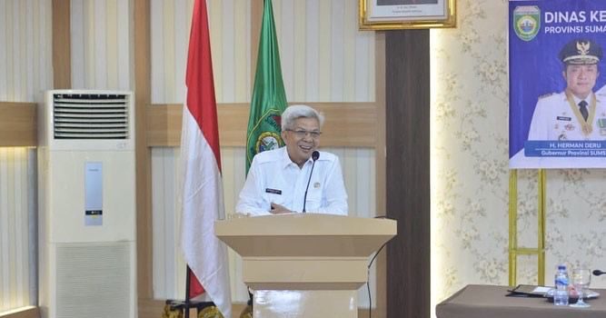 Wakil Gubernur Sumsel H Mawardi Yahya membuka langsung pelatihan implementasi aplikasi Sistem Informasi Kearsipan Dinamis Terintegrasi (Srikandi) bagi seluruh OPD di lingkungan Pemprov Sumsel