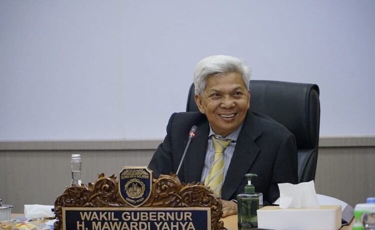 Wagub Sumsel H Mawardi Yahya kembali memimpin kelanjutan Rapat Umum Pemegang Saham (RUPS)  Jakabaring Sport City (JSC) Palembang