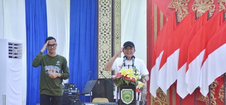 Gubernur Sumsel H Herman Deru pada Pembukaan Hari Bahasa Isyarat Internasional (HBII) Tahun 2022