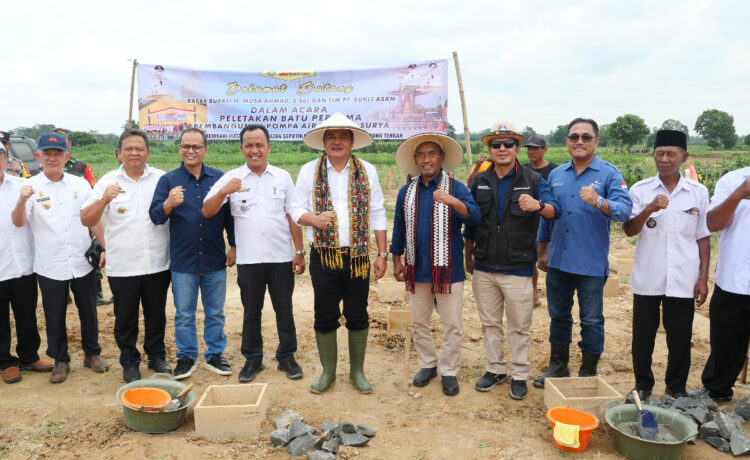 PT Bukit Asam memulai pembangunan PLTS berkapasitas 42 kilowatt peak (kWp) di Kampung Rejosari Mataram