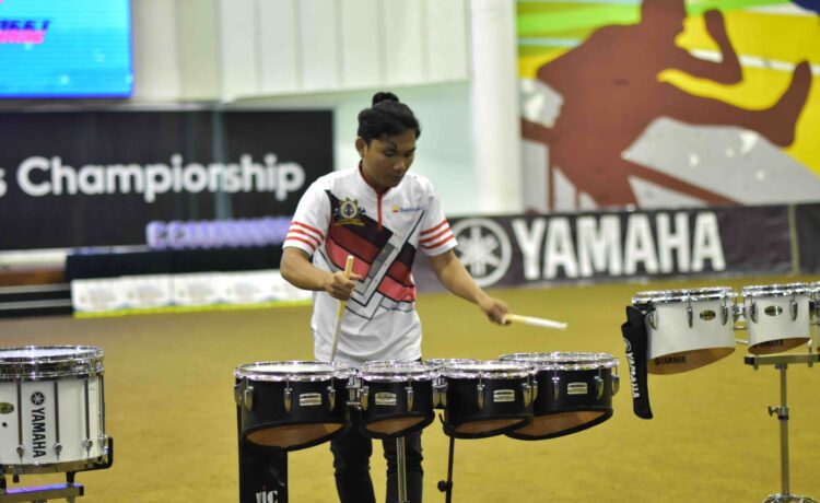 Salah satu peserta Marching Band Bukit Asam (MBBA)