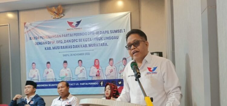 Ketua DPW Partai Perindo Sumsel Febuar Rahman