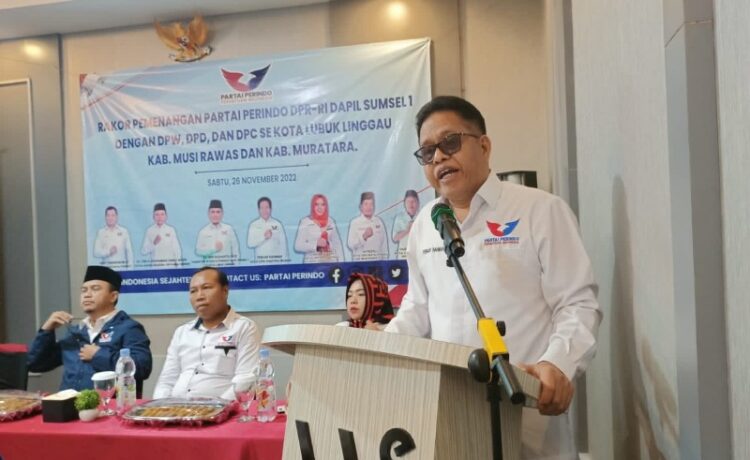 Ketua DPW Partai Perindo Sumsel Febuar Rahman