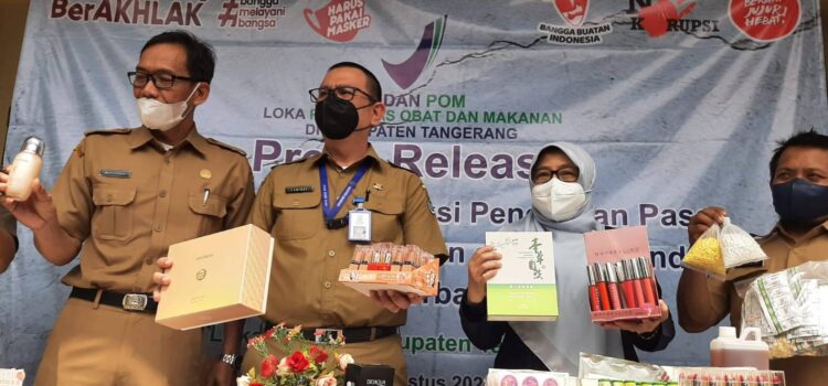 Loka POM dan Pemerintah Kabupaten Tangerang kerap menemukan makanan berbahaya jelang Natal dan Tahun Baru
