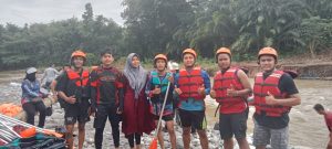 Lomba Arum Jeram di Desa Terusan Lama, Kecamatan Tebing Tinggi, Kabupaten Empat Lawang,