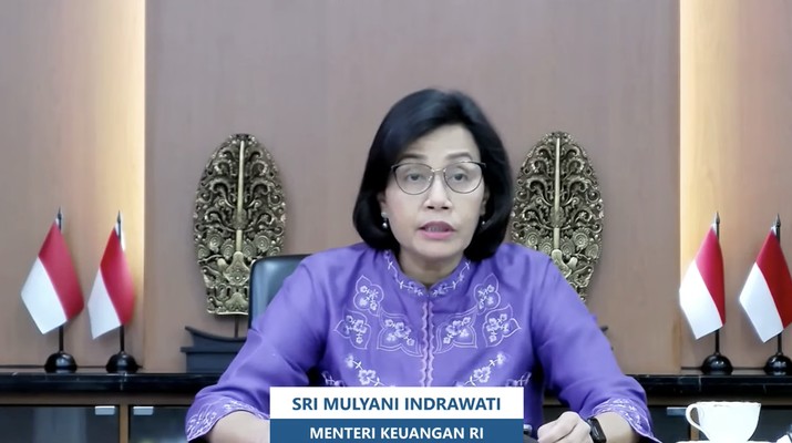 Menteri Keuangan Sri Mulyani dalam Konferensi Pers APBN KITA Desember 2022. (Tangkapan Layar Youtube KemenkeuRI)