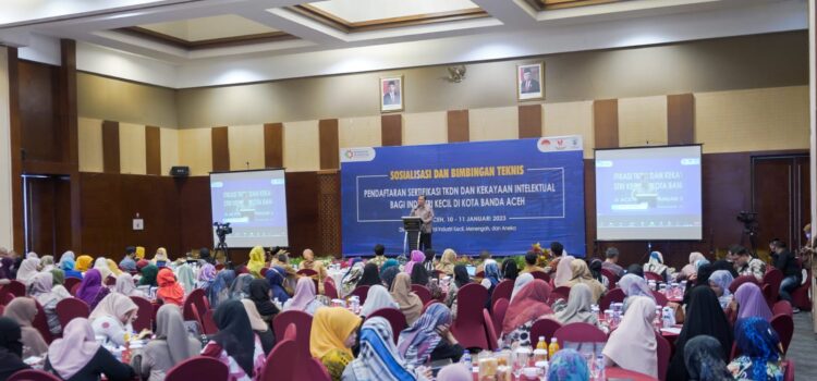 Sosialisasi dan bimtek pendaftaran sertifikasi TKDN dan kekayaan intelektual bagi IKM