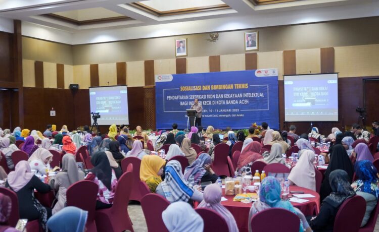 Sosialisasi dan bimtek pendaftaran sertifikasi TKDN dan kekayaan intelektual bagi IKM