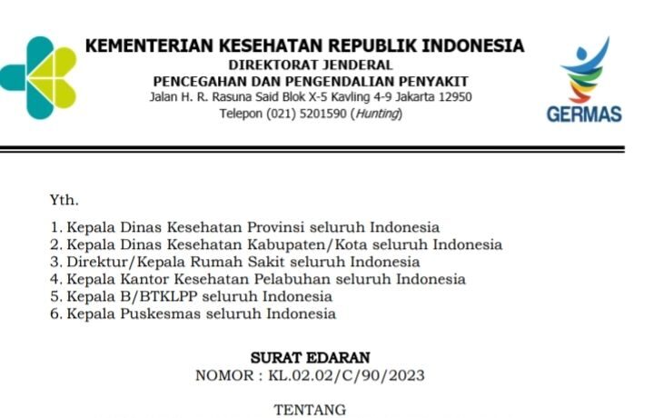 SE Kemenkes RI tentang pengawasan terhadap penggunaan nitrogen cair pada produk pangan siap saji
