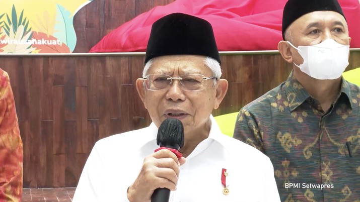 Wakil Presiden KH Ma'ruf Amin (Tangkapan Layar Youtube Wakil Presiden Republik Indonesia)
