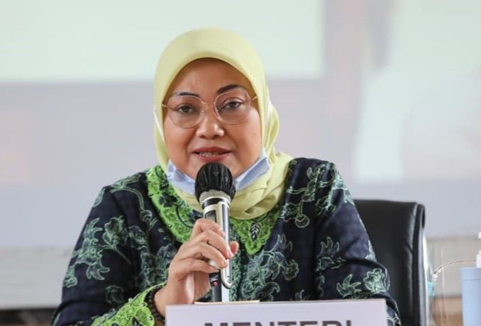 Menteri Ketenagakerjaan (Menaker) Ida Fauziyah. Foto: ( Dok. Antara)