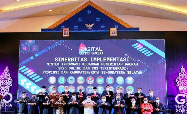 Sinergitas dan Implementasi Sistem Informasi Keuangan Pemerintah (SP2D Online dan CMS Terintegrasi Provinsi dan Kabupaten/Kota se-Sumatera Selatan)