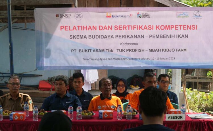 Pelatihan dan sertifikasi kompetensi skema budidaya perikanan-pembemih ikan