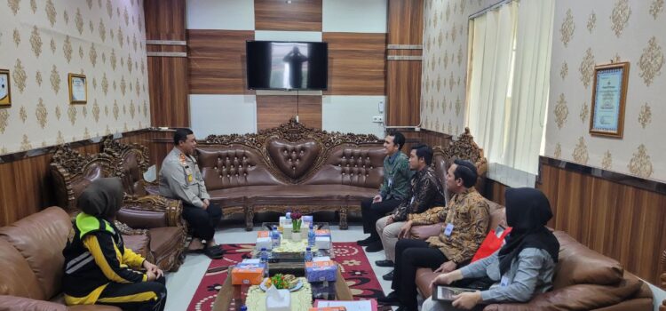 Kapolres Pagaralam Polda Sumsel AKBP Erwin Irawan S.Ik menerima kunjungan silaturahmi  BPJS Kesehatan Cabang Wilayah Lubuklinggau 