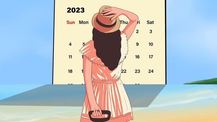 Foto: Infografis Libur Nasional 2023 