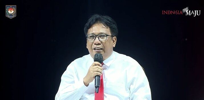 Kepala Badan Pusat Statistik (BPS) Margo Yuwono Dalam Acara Rakornas Kepala Daerah dan FORKOPIMDA Tahun 2023. (Tangkapan Layar Youtube Kemendagri RI)
