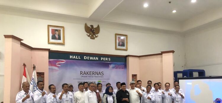 Pelantikan Forum Pemred Media Siber se-Indonesia, Senin (6/3/2023) siang