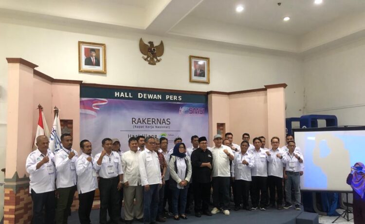 Pelantikan Forum Pemred Media Siber se-Indonesia, Senin (6/3/2023) siang