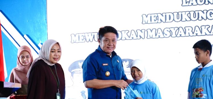 Gubernur Sumsel H Herman Deru saat launching Dapur Beragam Bergizi Seimbang dan Aman (B2SA)