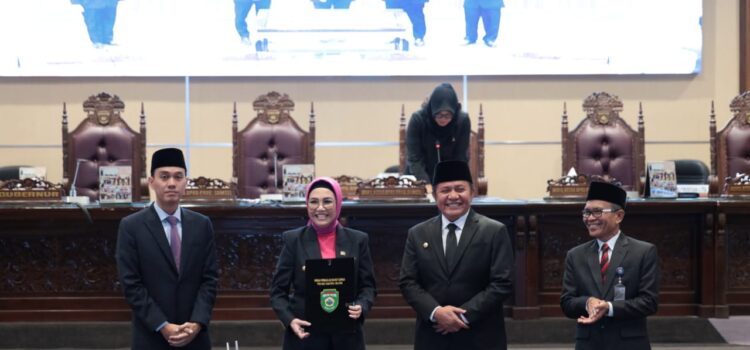 Gubernur Sumsel H. Herman Deru menghadiri Rapat paripurna LXIII (63) DPRD Provinsi Sumsel