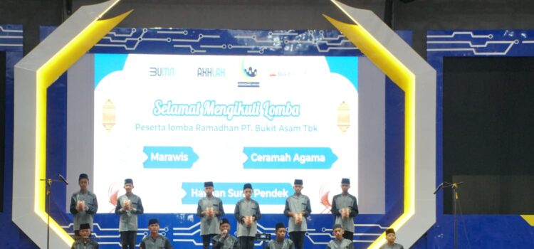 PTBA menggelar Lomba Marawis, Kamis (30/3/2023) di Gedung Serba Guna (GSG) Tanah Putih, Tanjung Enim