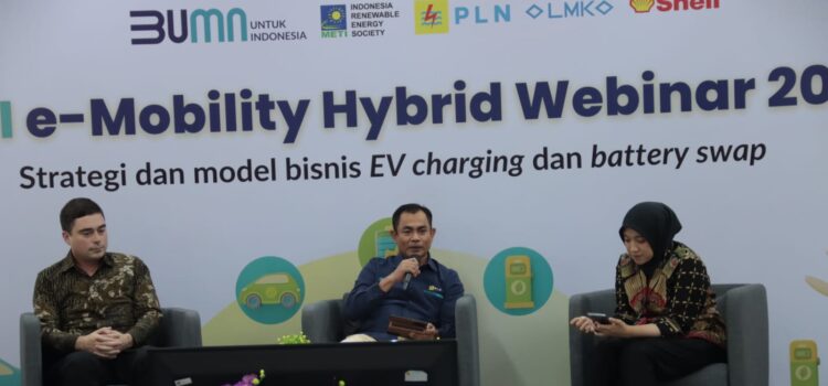 Webinar bertajuk 'Pengembangan Infrastruktur Kendaraan Listrik untuk Akselerasi Adopsi Kendaraan Listrik di Indonesia' pada Selasa (28/03)