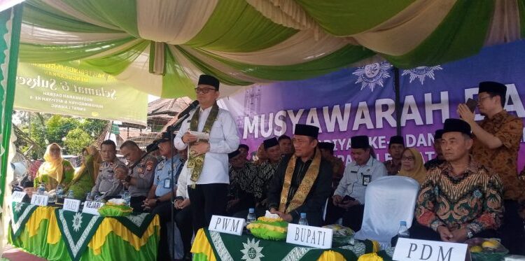 Bupati Empat Lawang Joncik Muhammad membuka secara resmi Musyawarah Daerah Muhammadiyah dan Aisyiyah IV