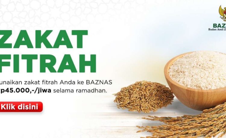 Nominal besaran membayar zakat fitrah di bulan Ramadan untuk umat Islam di Indonesia. (Foto: Baznas)