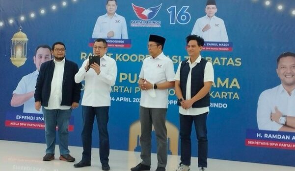 Perindo meresmikan peluncuran polling terbuka nasional untuk kandidat capres-cawapres untuk Pemilu 2024