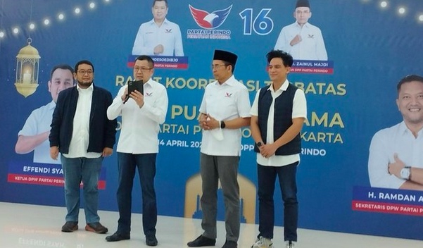 Perindo meresmikan peluncuran polling terbuka nasional untuk kandidat capres-cawapres untuk Pemilu 2024