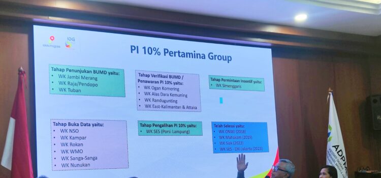 Komisaris Utama PT SEG Arwin Novansyah, saat FGD yang digelar Asosiasi Daerah Penghasil Migas dan Energi Baru Terbarukan, di Jakarta, Kamis (6/4).