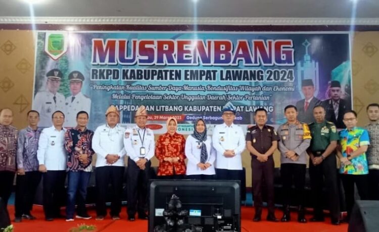 Pemerintah Kabupaten Empat Lawang menggelar Musrenbang Tahun 2024