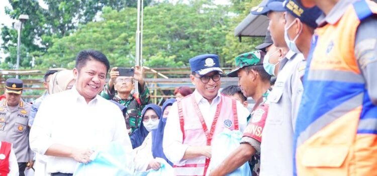 Budi Karya Sumadi memantau langsung arus balik Angkutan Lebaran Tahun 2023 di Terminal Alang-alang Lebar Palembang, Sabtu (29/4)