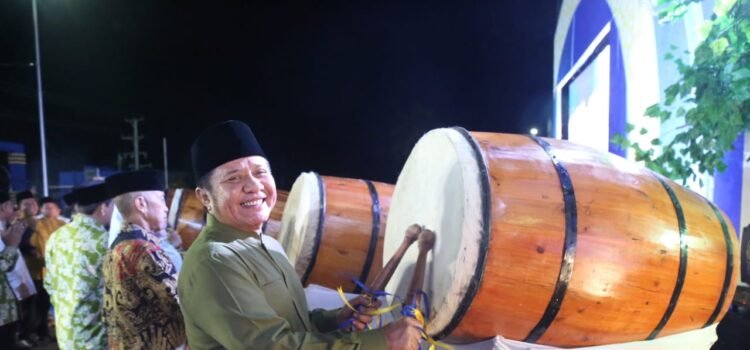 Herman Deru ketika membuka STQH XXVII tingkat provinsi di Taman Olahraga Megang Kota Lubuklinggau, Rabu (17/5) malam.