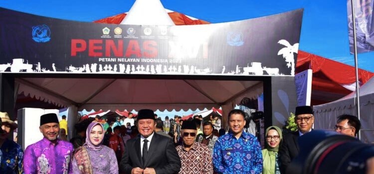 Gubernur Sumsel H Herman Deru menghadiri langsung Pembukaan Pekan Nasional (PENAS) Petani Nelayan XVI 2023