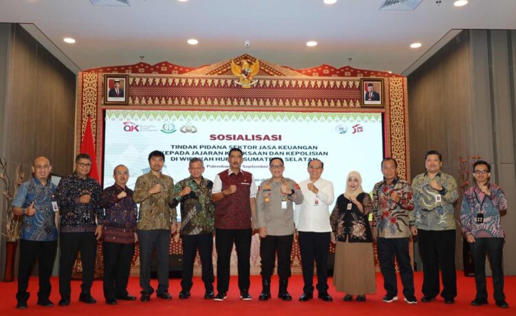 Sosialisasi tentang Tindak Pidana Sektor Jasa Keuangan kepada Jajaran Kejaksaan dan Kepolisian di Wilayah Hukum Sumatera Selatan, Palembang, Selasa (19/9/2023)