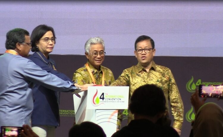 Pembukaan the 4th International Convention on Indonesian Upstream Oil and Gas Industry 2023 (ICIUOG), Rabu (20/9), di Nusa Dua, Bali